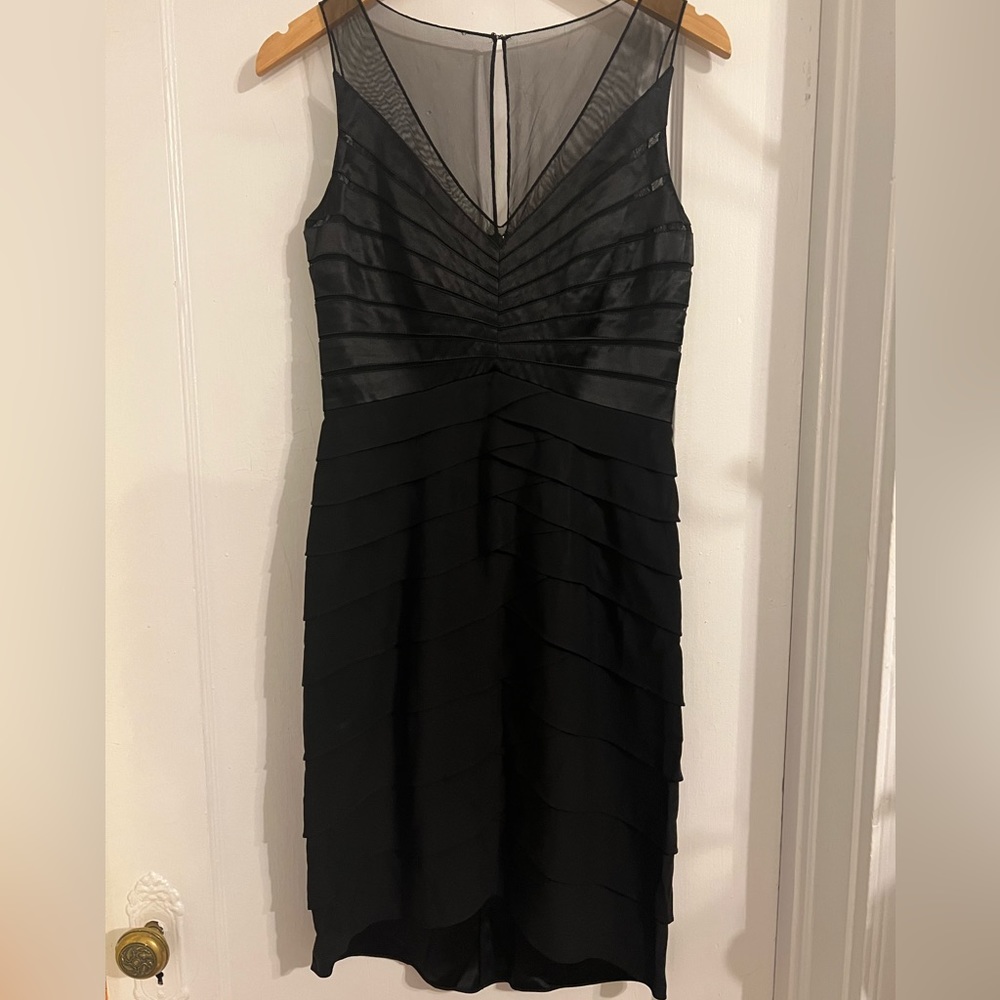 Silk Chetta B Sherri Bloom Peter Noviello Dress Size 8